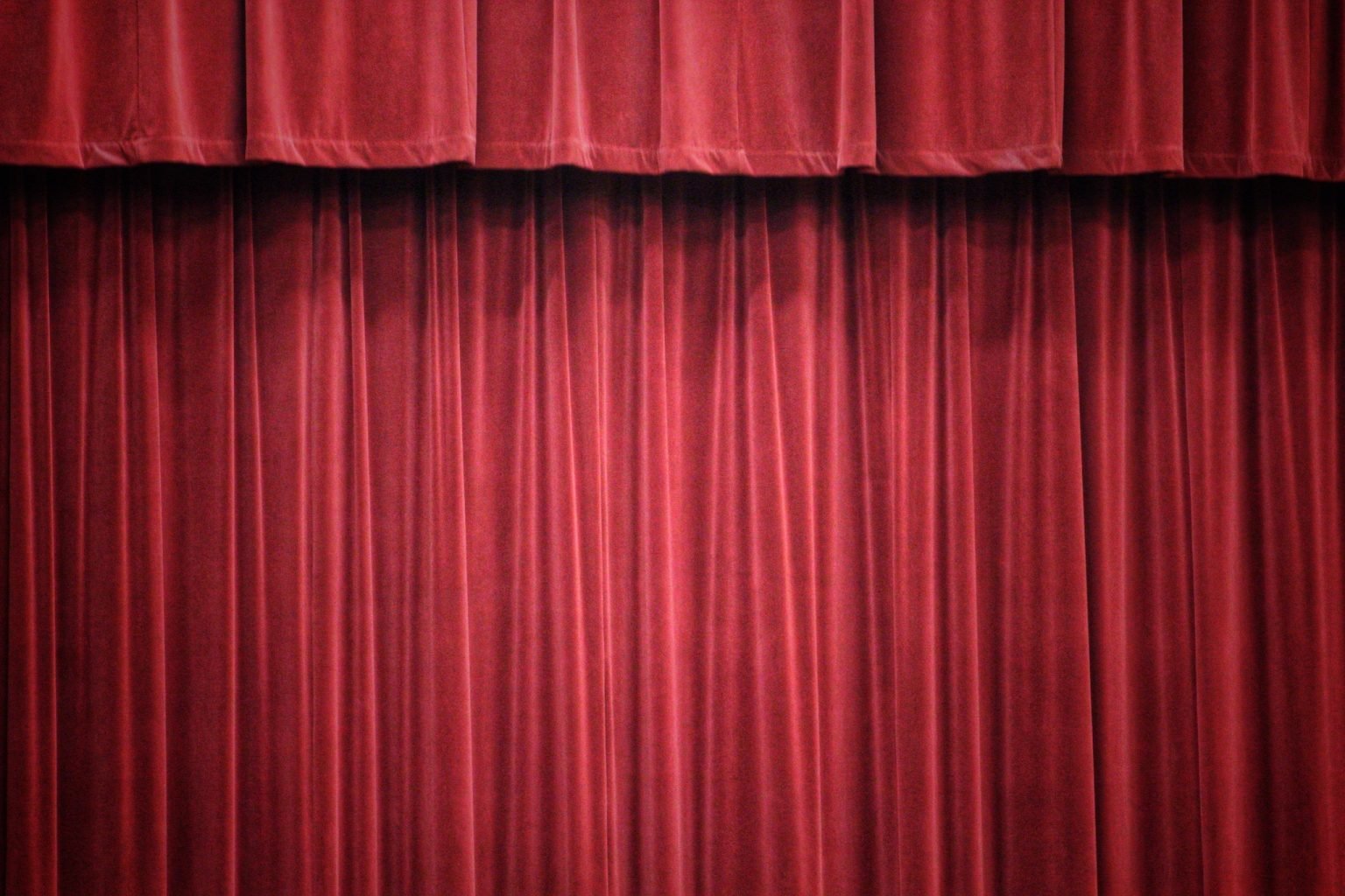 Stage Curtains in Red