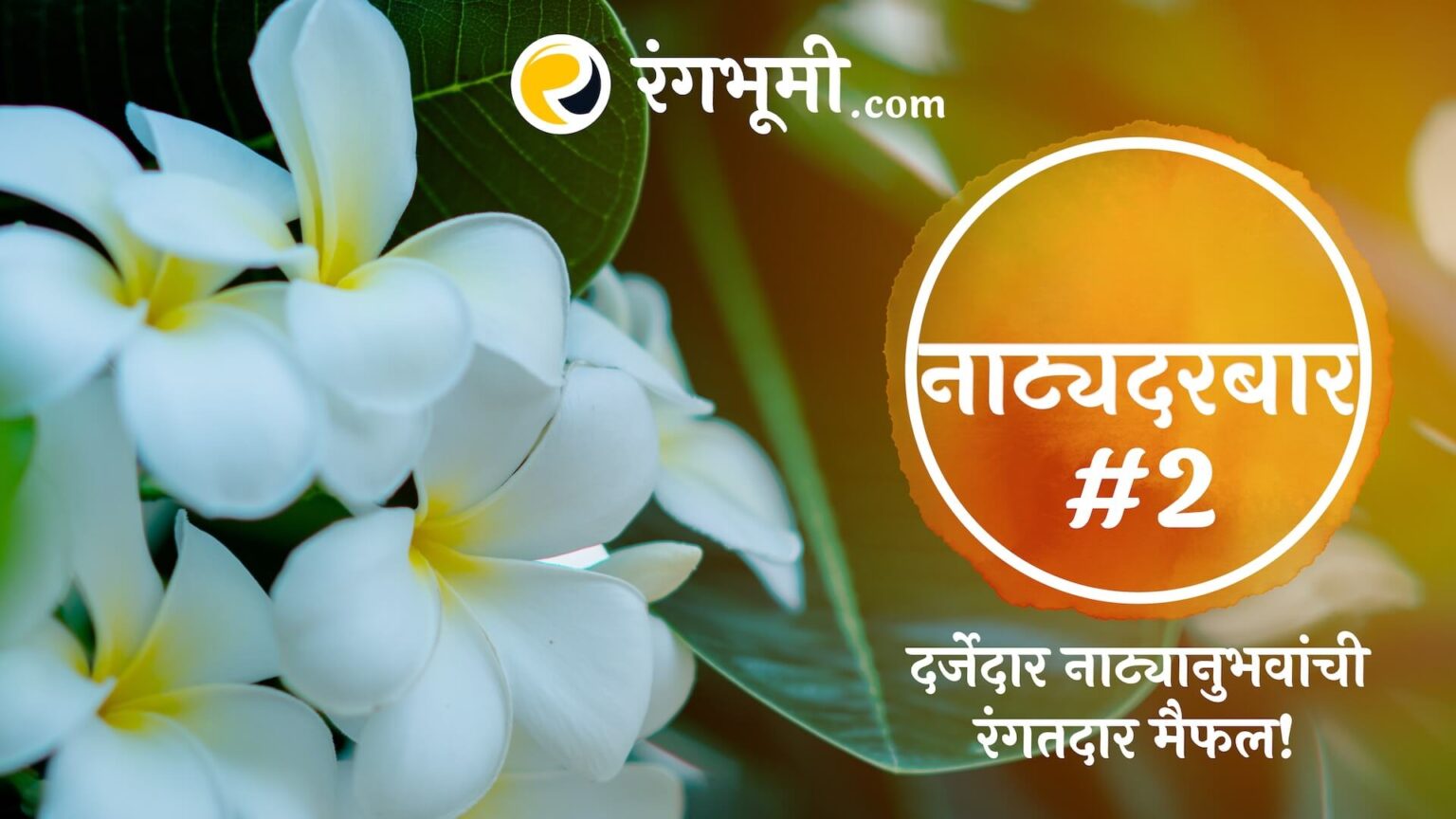 नाट्यदरबार #२ — दर्जेदार नाट्यानुभवांची रंगतदार मैफल पुन्हा एकदा! natyadarbar 2 cover