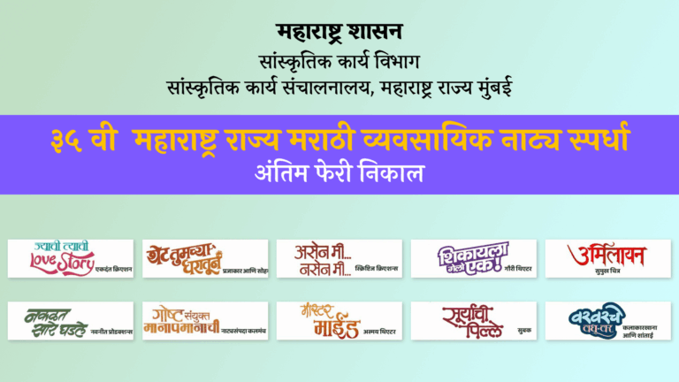 35th vyavsayik rajya natya spardha final round results